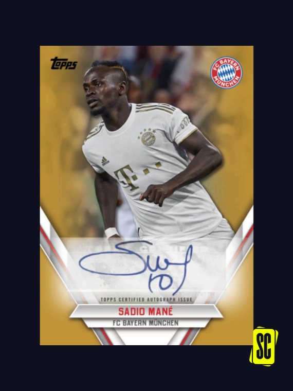 TOPPS FC BAYERN MONACO TEAM SET 2022-23 Manè auto