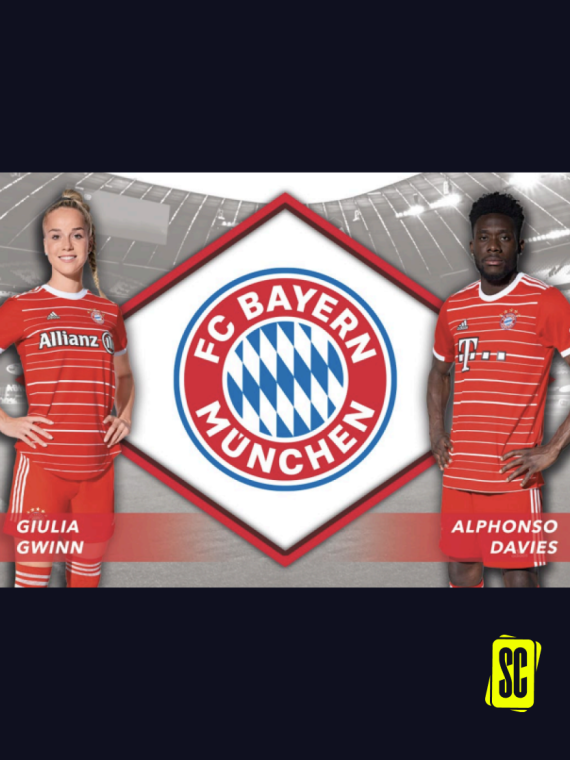 TOPPS FC BAYERN MONACO TEAM SET 2022-23 Duo Davies