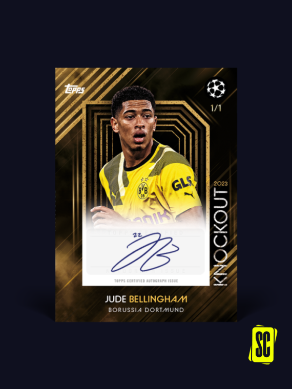 UEFA Champions League - Knockout 2023 BELLINGHAM AUTOGRAPH