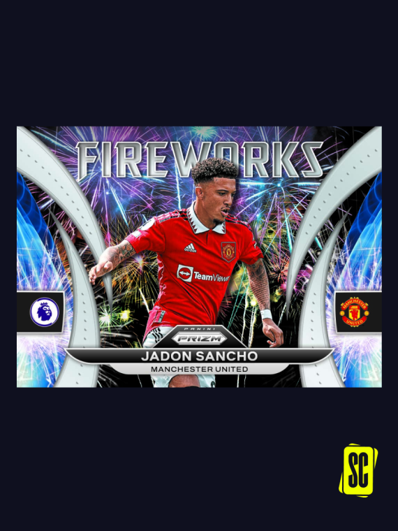 Jadon Sancho Fireworks Prizm Premier League 2022-23