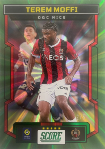 Terem Moffi - Laser Green #/5 - Panini Score Ligue 1 2023-24