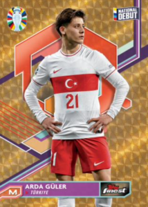 Arda Güler - SuperFractor 1/1 - Topps Finest Road to UEFA EURO 2024