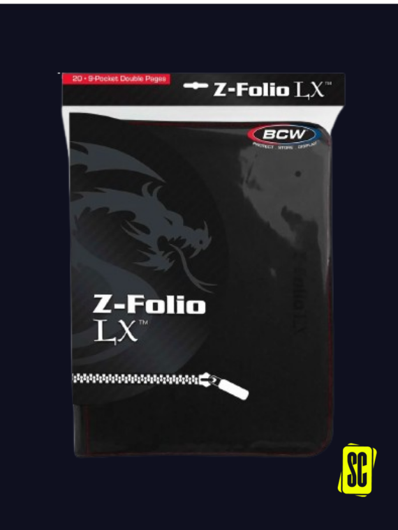 Z-Folio 9-Pocket LX Album - 3 - Black