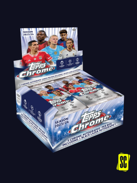 2023-24 Topps® Chrome UEFA Club Competitions - Jumbo Box - Pre Order
