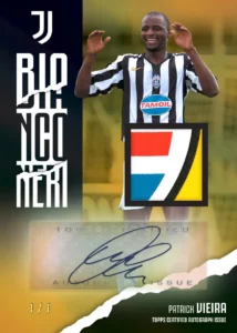 Patrick Vieira - Bianconeri Autograph Relics - Topps Juventus Team Set 2023/24