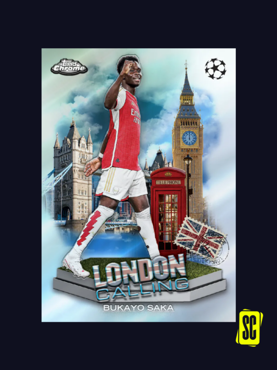 Saka London Calling Topps Chrome 23:24