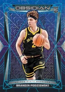 Brandin Podziemski - Deep Sea Mojo Electric Etch /5 - Panini Obsidian Basketball 2023/24