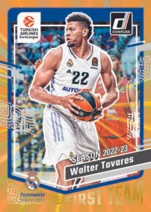 Walter Tavares - Gold Laser /10 - Panini Donruss Euroleague 2023/24