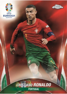 Cristiano Ronaldo - Red /5 - Topps Chrome UEFA EURO 2024