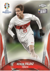 Kenan Yildiz - Refractor - Topps Chrome UEFA EURO 2024