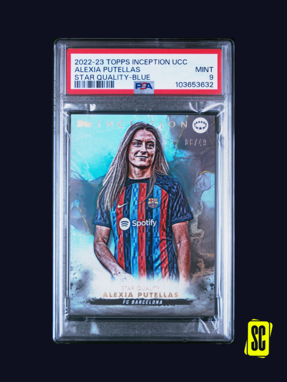 Alexia Putellas - Topps Inception UCC 2022-23 - Star Quality Blue 06-49 - PSA 9