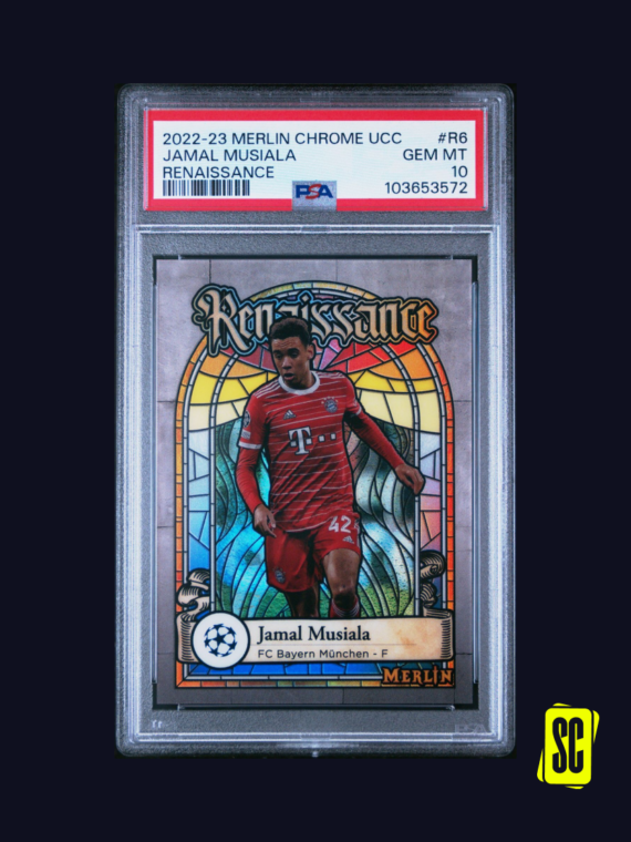 Jamal Musiala - Topps Merlin Chrome UCC 2022-23 - Renaissance - PSA 10