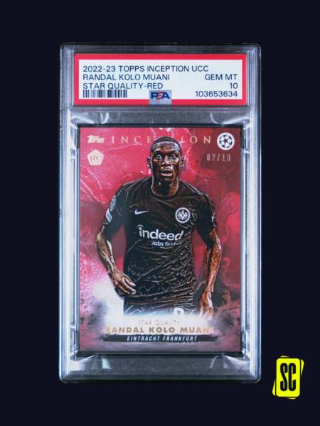 Randal Kolo Muani - Topps Inception UCC 2022-23 - Star Quality Red 02-10 - PSA 10