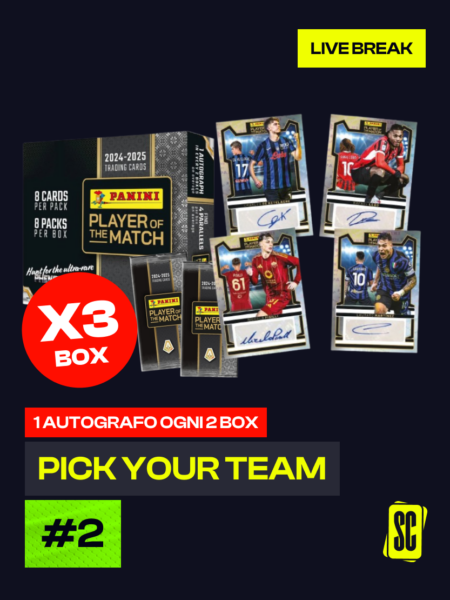 Pick Your Team - Panini Player of The Match 2024-25 - x3 Box